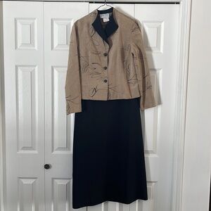 Leslie Belle Dress with Matching Jacket Size 12P❤️‍🔥❤️‍🔥